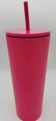 2018 Starbucks Barbie Hot Pink Matte Tumbler 24oz Stainless Steel HTF RARE - Sold on eBay Jan 07, 2023 for $154.95