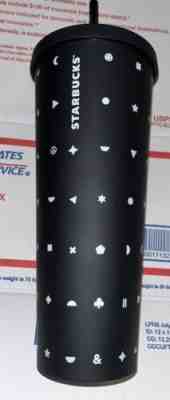 NEW Starbucks Black Emoji Tumbler Cold Cup Venti Matte 24 Oz - Sold on eBay Jan 17, 2023 for $149.99