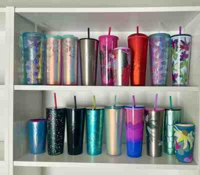Starbucks Tumbler Venti 24oz Lot Christmas Valentines Summer Plus Ceramic Cups - Sold on eBay Dec 13, 2022 for $146.99