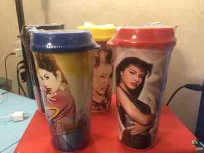 LOT OF 5 SELENA CUPS SEALED ONE RARE FROM 2017 SELENA BLUE LID - Sold on eBay Dec 14, 2022 for $125.00