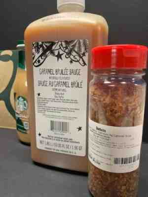 STARBUCKS Caramel Brulee Syrup Sauce &Brulee Topping ~LIMITED TIME ONLY~ FRESH - Sold on eBay Nov 15, 2022 for $119.95
