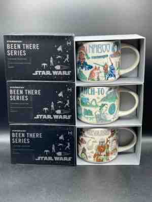 Disney 2022 Star Wars Starbucks Been There Mugs Set of 3 Naboo, Ahch-To, Nevarro - Sold on eBay Nov 13, 2022 for $109.99