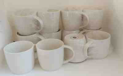 2010 S Starbucks Coffee Mugs Cups Embossed Siren Mermaid Logo lot of 12 - Sold on eBay Jan 09, 2023 for $100.00