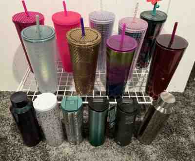 HUGE Lot of 15 Starbucks Tumblers / Cups. All NEW! - Sold on eBay Jan 25, 2023 for $200.00