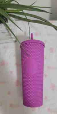 Starbucks Mexico/LATAM Matte Purple (grape) Studded Tumbler 24oz. - Sold on eBay Jan 11, 2023 for $100.00