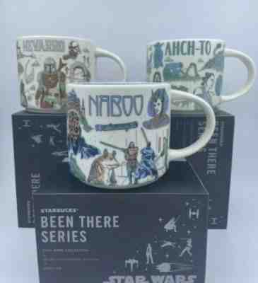 Starbucks x Star Wars Disney 2022 Been There Mugs Naboo, Ahch-To, Nevarro NIB - Sold on eBay Jan 11, 2023 for $100.00