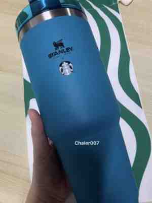 Tracking RARE-Starbucks Stanley Ocean Blue 30oz Thailand Limited Tumbler+card - Sold on eBay Jan 31, 2023 for $145.00