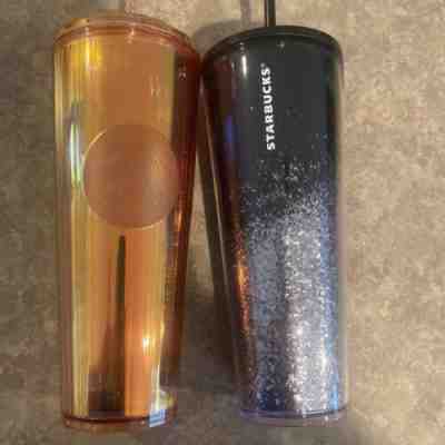 Starbucks tumbler lot Of 2. Both Are 24oz. Barely Used. - Sold on eBay Feb 5, 2023 for $15.50