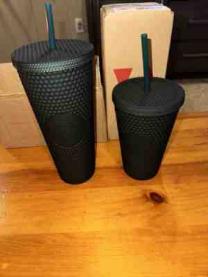Starbucks Green Matte Diamond Studded Tumbler Cold Cup Venti & Grande. Brand New - Sold on eBay Feb 8, 2023 for $5.00