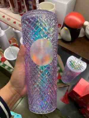Starbucks Holiday 2022 Limited Iridescent Unicorn Jewel Tumbler Venti - Sold on eBay Feb 9, 2023 for $13.99