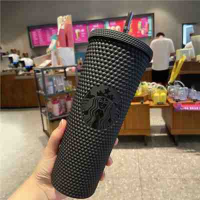 2023 Starbucks Tumbler Black Matte Diamond Studded 24oz Straw Cold Cup New US - Sold on eBay Feb 9, 2023 for $25.98