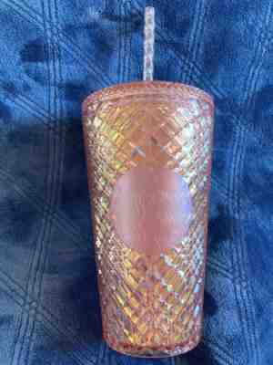 NEW Starbucks 2021 Holiday Jeweled Studded Tumbler Grande 16 oz (Rose Gold) - Sold on eBay Feb 8, 2023 for $20.99