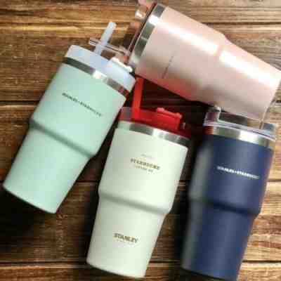NEW Starbucks Stanley Stainless Steel Vacuum Car Hold Straw Cup Tumbler Gifts - Sold on eBay Feb 10, 2023 for $35.99