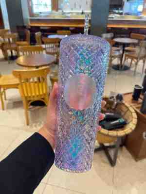 Starbucks Holiday 2022 Limited Iridescent Unicorn Jewel Tumbler Venti - Sold on eBay Dec 17, 2022 for $26.88