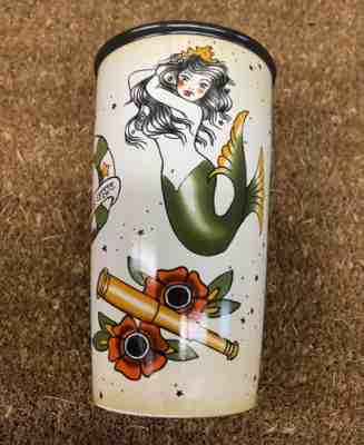 2015 Starbucks Mermaid Siren Tattoo Sailor Travel Mug Ceramic Tumbler Cup 12 oz - Sold on eBay Feb 12, 2023 for $21.00