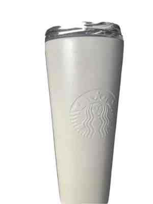 Starbucks Coffee/tea (hot) Cup -16 Ounce - Pearl White - Sold on eBay Jan 28, 2023 for $9.99