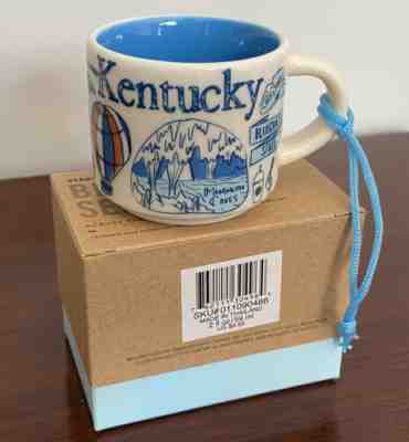 Starbucks Kentucky Been There Ornament 2 oz Mini Mug - Sold on eBay Feb 11, 2023 for $15.90