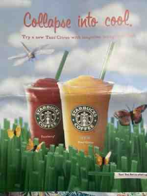 vintage Starbucks poster - Sold on eBay Feb 11, 2023 for $20.00