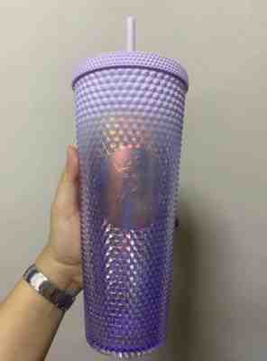 Starbucks China 2022 Tumbler Purple Matte Diamond Studded 24oz Straw Cold Cup - Sold on eBay Feb 12, 2023 for $28.99