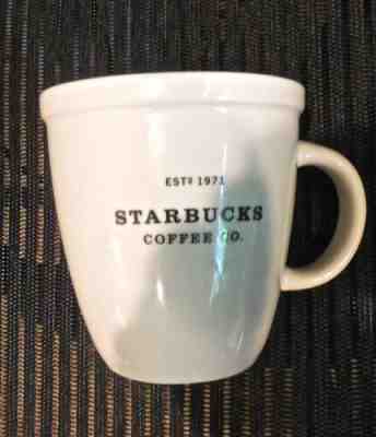 Vintage 2001 Starbucks Barista Mug Ceramic Large Abbey White Coffee Cup â?¢ Estate - Sold on eBay Feb 12, 2023 for $12.65