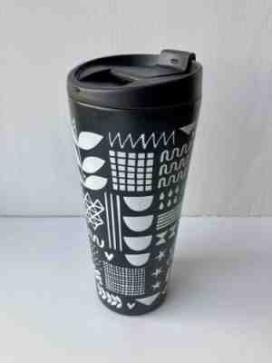 STARBUCKS 2017 Black White Stainless SteelÂ Metal Travel Tumbler Coffee Cup-16 oz - Sold on eBay Feb 11, 2023 for $10.50