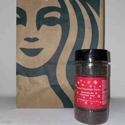 NEW! Starbucks Dark Chocolate Curls 3.75oz Sealed Bottle FRESH BB April 2024 - Sold on eBay Dec 14, 2022 for $20.00