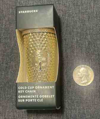 Starbucks Gold Key Chain Tumbler - Sold on eBay Feb 5, 2023 for $9.99