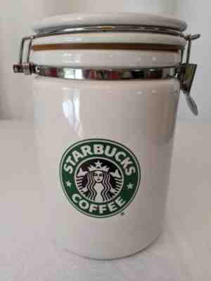 STARBUCKS VTG Bee House Japan White Ceramic Coffee Canister 8" Siren Mermaid - Sold on eBay Feb 12, 2023 for $15.00