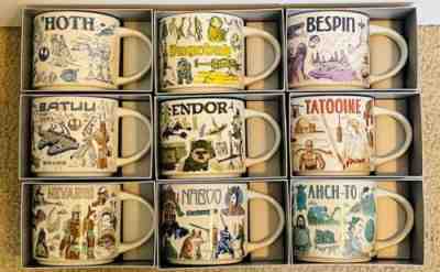 New  Been There Series STAR WARS Full Mug Set (9) 2020,21,22 Disney ~ HOTH+ - Sold on eBay Feb 13, 2023 for $799.00