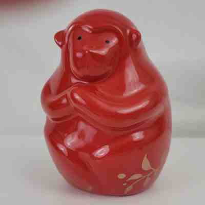 STARBUCKS New 2015 CHINESE LUNAR YEAR OF Monkey Zodiac Coin Bank, Red & Gold - Sold on eBay Feb 11, 2023 for $129.00