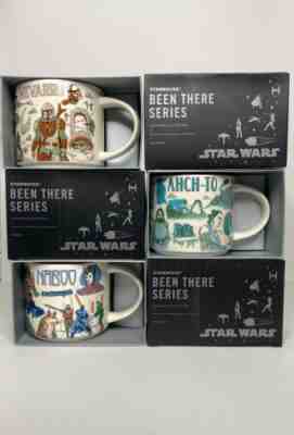 Disney Star Wars Starbucks Been There Series Mugs Ahch-To Naboo Nevarro Set Of 3 - Sold on eBay Jan 7, 2023 for $90.00