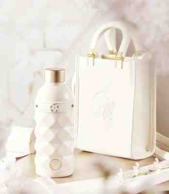 Starbucks 2022 Cream White 14oz SS Tumbler With Hand Bag - Sold on eBay Jan 1, 2023 for $85.67