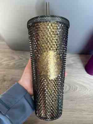 Starbucks 3 Cup Bundle, Gold/black Studded, Pink Studded,Grey Glitter Studded - Sold on eBay Jan 28, 2023 for $100.00