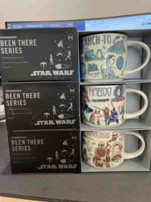 Disney 2022 Star Wars Starbucks Been There Mugs Set of 3 Naboo, Ahch-To, Nevarro - Sold on eBay Jan 3, 2023 for $99.99