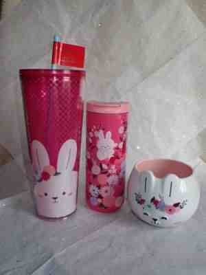 Pink Lunar Year of The Rabbit Starbucks Tumblers & Mug Bundle New - Sold on eBay Jan 20, 2023 for $99.95