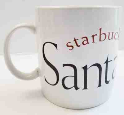 Rare Vtg 1994 Starbucks Santa Barbara City Mug Collectors Series Coffee Oversize