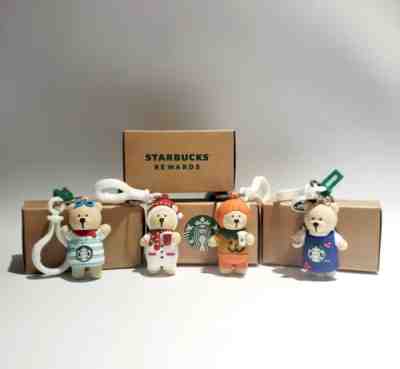 Starbucks Mexico Bearista Keychain 2022 - 2023 Collection set of 4 - Sold on eBay Jan 31, 2023 for $99.99