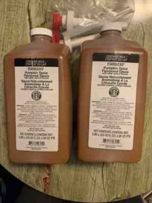 2 STARBUCKS PUMPKIN SPICE FLAVOURED SAUCE BB May 7 2023 Coffee With Pump - Sold on eBay Feb 11, 2023 for $70.00