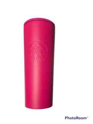 2018 Starbucks Barbie Hot Pink Matte Tumbler 24oz Stainless Steel - Sold on eBay Dec 3, 2022 for $95.00