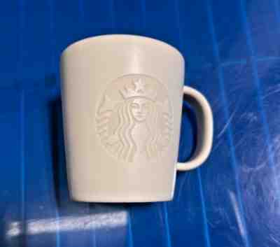 9 Starbucks White Mermaid Embossed 3 oz. Espresso Demitasse Cups 2015 - Sold on eBay Jan 18, 2023 for $98.00