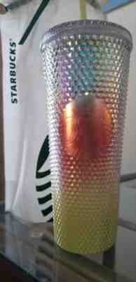 Starbucks Malaysia 2022 brand NEW Rose Gold Gradient Studded 26 oz Tumbler RARE - Sold on eBay Jan 30, 2023 for $88.88