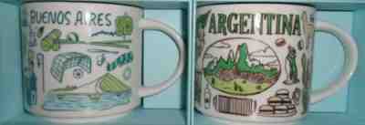 lot 2 starbucks mug Buenos Aires and Argentina been there series new wit sku - Sold on eBay Jan 7, 2023 for $69.99