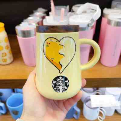 Starbucks 2023 China Valentine's Day Love Each Other Yellow 12oz Mug Coffee Cup - Sold on eBay Feb 2, 2023 for $79.99