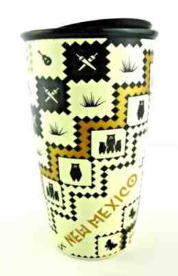 Starbucks New Mexico Ceramic Travel Mug Southwest Tumbler 12 fl oz Bears Chilis - Sold on eBay Dec 1, 2022 for $95.00