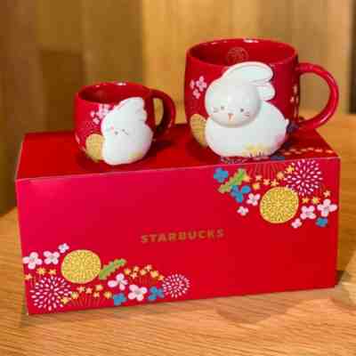 New 2023 Starbucks China Year Of The Rabbit 12oz And 3oz Mugs Set With Gift Box - Sold on eBay Feb 10, 2023 for $54.99