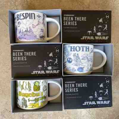 Disney Parks Star Wars Starbucks Been There Series Mugs Set Hoth Dagobah Bespin - Sold on eBay Feb 16, 2023 for $540.00