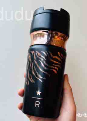 Starbucks 2022 China The Tiger Year Reserve Gold & Black 16oz Stainless Tumbler - Sold on eBay Feb 9, 2023 for $79.99