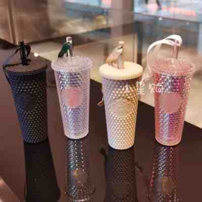 Starbucks 2022 China Xmas Unicorn Pink Black Milk Tea Studded Keychain Ornament - Sold on eBay Jan 21, 2023 for $99.99