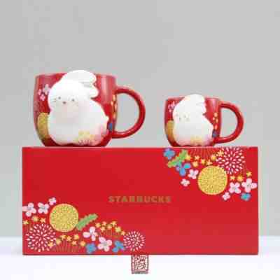 New 2023 China Rabbit Year Starbucks Rabbit Zodiac Two Mugs Set 12oz and 3ozGift - Sold on eBay Feb 9, 2023 for $89.99