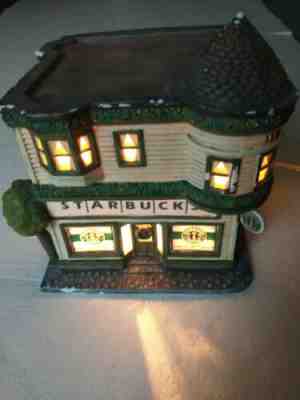 RARE! Starbucks 1998 Lighted Neighborhood Store Light Up House Holiday Display - Sold on eBay Dec 15, 2022 for $90.00